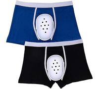 PFHKTO Lot de 2 sous-vêtements de Protection for Chirurgie du prépuce for Adulte, Boxer de circoncision Pratique for Changer de médicament(B,XL-XLarge)