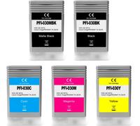 Pfi-030 Pfi030 Pfi-030Mbk Pfi-030Bk Pfi-030C Pfi-030M Pfi-030Y Cartouche D'Encre Pigmentée Compatible Avec Les Imprimantes Canon Imageprograf Ta-20 Imageprograf Ta-30[Marque2890]