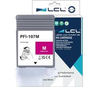 Pfi-107 130-Ml Magenta Cartouche D'Encre Compatible Pour Canon Pfi-107 Pfi-107M Pfi107M Pour Canon Imageprograf Ipf670 Ipf680 Ipf685 Ipf770 Ipf780 Ipf785 (1-Pack)