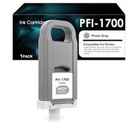 PFI-1700 PFI1700 Cartouche d'encre Gris 700 ML Compatible Canon PFI-1700PGY 0782C001 pour Canon imagePROGRAF PRO-2000 PRO-2100 PRO-6000 PRO-6100S PRO-4000 PRO-4100S PRO-6100 PRO-4100