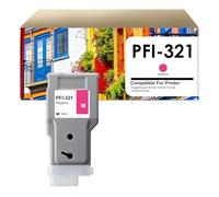PFI-321 Cartouche d'encre 300-ml Magenta pour Cartouches d'encre Canon PFI-321 PFI321 PFI-321M Compatible pour Canon ImagePrograf TM-250 TM-255 TM-350 TM-355