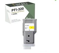 PFI320 PFI-320 Pigment Ink 300ML Compatible for PFI 320 Ink Cartridges Use for Canon lmagePrograf TM-200 TM-205 TM-250 TM-255 TM-300 TM-305 TM-350 TM-355 Printer (1PK-Y)