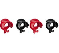 PFIFF 001235 Mors en Plastique fermé Noir (Lot de 2)