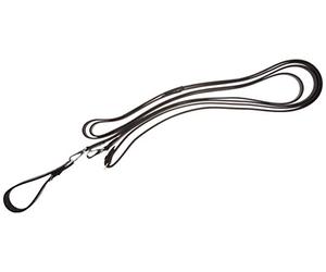 PFIFF 004412-60-1 Rênes allemandes en cuir (avec attache de sangle) Noir