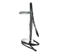 PFIFF 004614-61-Shetty Bride Shetty avec Frontal orné de Pierres de Strass argentées Noir