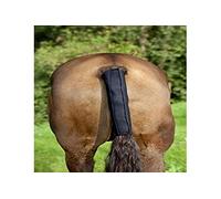 PFIFF 005048 Protège-Queue de Cheval en Caoutchouc Lavable avec Anneau de Fixation Noir