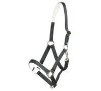 PFIFF 005157-60-P1 Licol synthétique doublé Ajustable en continu pour Petit Poney (Noir)