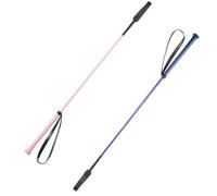 PFIFF 100484 Cravache Courte avec dragonne Bleu Longueur avec Battement 65 cm