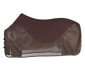 PFIFF 100489 Couverture Anti-Mouches avec Doublure Polaire pour Cheval Marron 135 cm