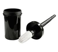 PFIFF 100555 Pinceau à Sabot avec récipient verrouillable Noir