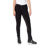 PFIFF 101197, Pantalon d'équitation Femme, Noir (Black/Brown), 36
