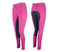 PFIFF 101197, Pantalon d'équitation Femme, Rosa (Pink/Gray), 40