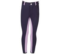 PFIFF 101249 culotte enfant bicolore Elisa, très douce, à la mode, fond tissu, bleu / violet, 134