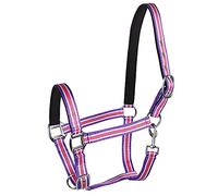 PFIFF 101517 Licol en Plastique, Licol de Saule, Rose et Blanc Violet, Poney