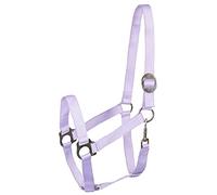 PFIFF 101668 Licol en Plastique, réglage en continu sur la têtière, Bonne qualité, résistant, Violet, Poney