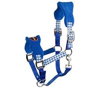 PFIFF 102433-149-Full Licol en Plastique pour Chevaux Bleu/Violet Taille L