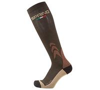 PFIFF 102588 Gradual Chaussettes de compression pour cheval Marron/beige Taille 43-46