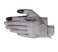 PFIFF 102599 Crystal Crown Gants d'équitation avec Strass Gris 12