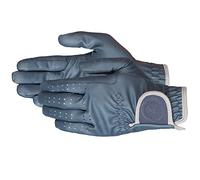 PFIFF 102601 Twin-Color Gants d'équitation Bleu/Gris Taille L