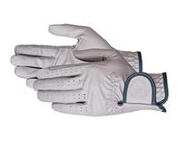PFIFF 102601 Twin-Color Gants d'équitation Gris/Bleu foncé Taille 10