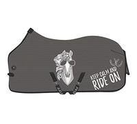 PFIFF 102657 Couverture Anti-Mouches « Keep Calm » Gris 105