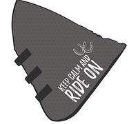 PFIFF 102658 Cache-cou pour couverture anti-mouches « Keep Calm » Gris