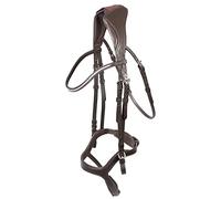 PFIFF 102690 Kadira Bride anatomique rembourré licol en cuir Marron
