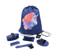PFIFF 102790 Kit de nettoyage pour chevaux Bleu foncé