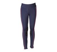 PFIFF 102846 Larissa Legging d'équitation pour femme, bleu, Taille 116 cm