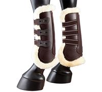 PFIFF 102960 Guêtres Imitation Fourrure Marron COB