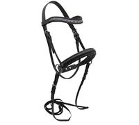 PFIFF 103031 Bridon Lilly de qualité supérieure pour Chevaux de Jeu Noir Shetty