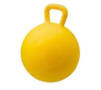 PFIFF 103033 Balle de jeu gonflable pour chevaux, avec pompe à air, jaune, 50 cm
