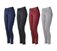 PFIFF 103100 Selina Legging d'équitation pour Femme et Enfant avec Poche pour téléphone Portable, Bleu, XL