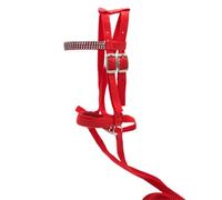 PFIFF 103126 Lotty Bridon pour Chevaux de Jeu et de Bois, Mors pour Chevaux de Jeu, Taille Unique, Rouge