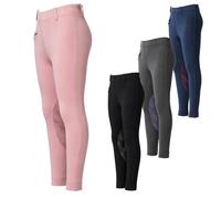 PFIFF 103133 Emilia Legging d'équitation en Silicone pour Enfant Taille 3/4