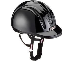 PFIFF Bombe d'équitation Youngster pour Enfant, Noir, Taille L