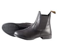 PFIFF Boots d'équitation aspect cuir Bottines d'équitation , noir, 34 EU