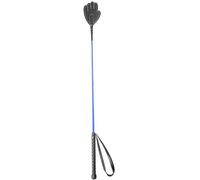 PFIFF Cravache à Sauter en Plastique avec tapette à Main Bleu 65 cm