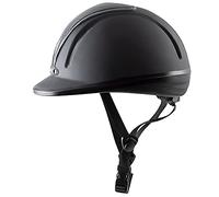 PFIFF Femme 744798 Casque d'équitation Noir/Gris 53-56 cm EU