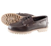 PFIFF Freizeitschuhe Canvas Lederschuhe Chaussures Femme, Marron, 45
