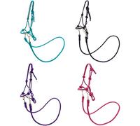 PFIFF Hobby Horse 103130 Little Mustang Licol à nœuds avec rênes Taille réglable avec Strass Violet