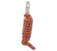 PFIFF Longe tressée 101933 avec Crochet de Panique, Orange, Longueur 210 cm
