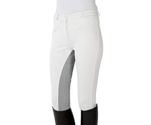 PFIFF Pantalon d'équitation fond de peau gris pour femme