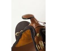 PFIFF Selle avec Corne Marron 17,5 KW1