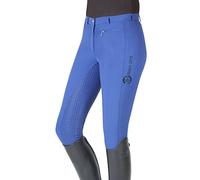 PFIFF Pantalon d'équitation Yasmin avec empiècements en Silicone Femme, Bleu Moyen, Taille 40