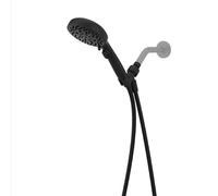 Pfister HydroFuse 016HF01SDB Pommeau de douche à main, tuyau inclus, 6 fonctions, 2,5 GPM, finition noire mate
