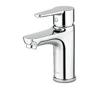 Pfister Pfirst LG1420600 Robinet de lavabo de salle de bain moderne, poignée unique, trou unique, finition chrome poli, LG1420600