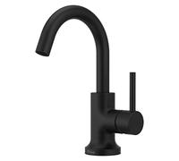 Pfister Zeelan LF042ZLB Robinet de lavabo de salle de bain à commande unique, 1 trou, finition noire mate