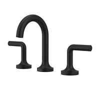Pfister Zeelan LF049ZLB Robinet de lavabo de salle de bain, 20,3 cm, 2 poignées, 3 trous, finition noire mate