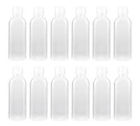 Pfjsseey Bouteilles de Compression de Condiments 12 pcs, Bouteilles Sauce Transparente 500 ML avec Capuchon à Mage pour l'huile, conteneurs Camping contenants la Sauce Barbecue